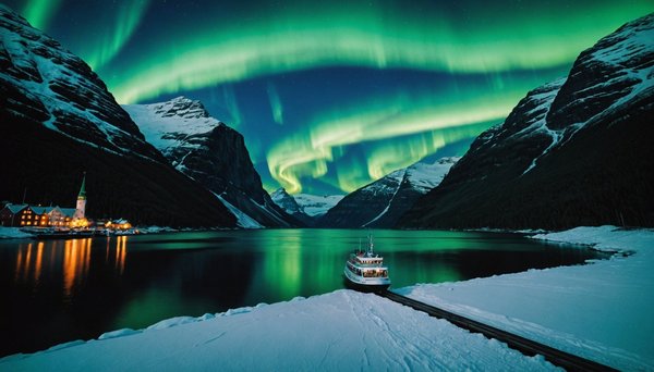 Les croisières nordiques : un voyage entre fjords et aurores